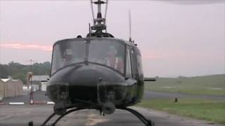 First time flying a UH1 Huey while on a longline operation  full startup enroute [upl. by Ayita792]