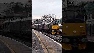 Top and Tail Class 37’s  37510 amp 37901 to Landore TMD trains railway ukrailscene ukrail [upl. by Drarrej]