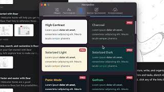 Bear Markdown Notes  Как поменять тему в приложении Bear Markdown Notes  Настройки оформления [upl. by Laniger]