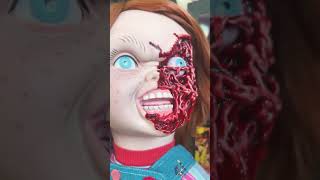 Chucky Childs play 3 heads chucky trickortreatstudios shorts halloween childsplay3 childsplay2 [upl. by Hezekiah]