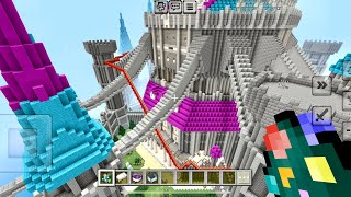 MEGA CASTLE 🏰 MINECRAFT MOBILE  ANDROIDiOS [upl. by Ettenwahs]