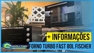 Forno Fast Turbo 80 Litros Fischer em Detalhes [upl. by Yedok]