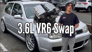 36L VR6 Swapping MK4 GTi [upl. by Judsen]