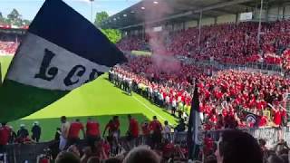 Hannover 96 Aufstiegsparty und Stimmung in Sandhausen [upl. by Izak]