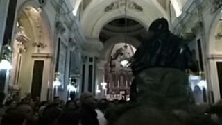 Nocera Terinese Entrata della Statua nella Chiesa di San Giovanni Battista Venerdi Santo 2017 [upl. by Normi]