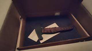 Winkler Knives Woodsmen LT sculpted maple axe hatchet winkler edc unboxing [upl. by Sucam299]