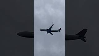 Airbus A330200 Delta Airlines Takeoff From Logan Airport shorts aviation [upl. by Amar32]