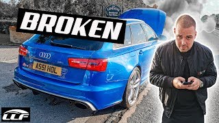 I BROKE CALVINS AUDI RS6 [upl. by Akvir]