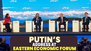 VLADIVOSTOK RUSSIA  Putin delivers keynote speech at Eastern Economic Forum  World News [upl. by Norel]