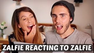 ZALFIE REACTING TO ZALFIE [upl. by Assirrem144]