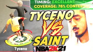 TYCENO vs SAINT GAME OF THE YEAR NEXT GEN NBA 2K21 [upl. by Hashum439]