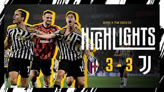 HIGHLIGHTS  BOLOGNA 33 JUVENTUS  Chiesa Milik amp Yildiz complete the COMEBACK  Serie A [upl. by Aikel]