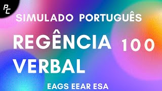 Simulado de Português 100  Regência Verbal [upl. by Kurtz]