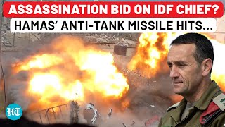 Hamas’ Al Qassam Fires AntiTank Missile At Gaza House With IDF Chief Halevi… This Happens Next [upl. by Treblihp]