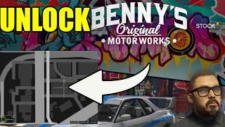 How To Unlock Bennys Garage In GTA 5 Online Quick Guide [upl. by Neirod]