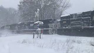 264  Shelburne Falls In A Snow Storm [upl. by Aran174]