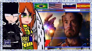 Justice League react to Rap do Homem de Ferro Vingadores  EU SOU O HOMEM DE FERRO 🇧🇷🇺🇲🇷🇺🇪🇸 [upl. by Lyrret203]