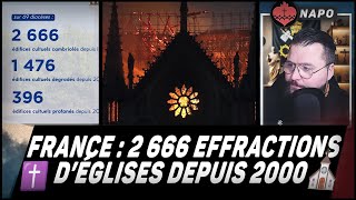 Rapport des évêques  2 666 églises ciblées en France [upl. by Eserrehs]