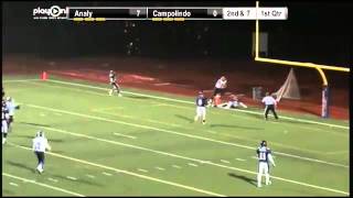 Analy QB 12 Darin Newman Pass TD to 6 Aaron Maher [upl. by Davine734]