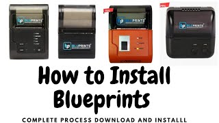 Blueprint installations Blueprints thermal printer install windows 10 Thermal Printer Download [upl. by Maurilla]