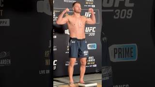 🇭🇷👨‍🚒 STIPE MIOCIC OFFICIAL WEIGH IN UFC 309 [upl. by Eisinger]