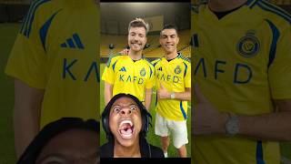 REACTION SPEED 🔥 TO RONALDO IN STOLEN VIDEO ❤️‍🔥speed ronaldo mrbeast [upl. by Enialedam]