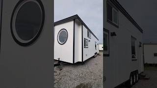 34ft x 10ft Tiny House Shell Tour with standup master loft walk in shower tinyhome tinyhouse [upl. by Adnwahsor]