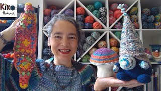 Kikos Knitting Podcast 189  Gnome Toadstool amp Door Handle Cozy [upl. by Sobmalarah]