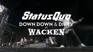 Status Quo quotProposin Medleyquot Live at Wacken 2017  from quotDown Down amp Dirty At Wackenquot [upl. by Aratnahs]