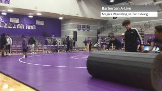 Barberton Magics Wrestling vs Twinsburg [upl. by Eneladgam]