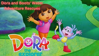 Dora and Boots Water Adventure Rescues Dora the Explorer  Dora amp Friends [upl. by Adnorehs]