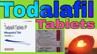 Todalafil Tablets 20 mg Uses in Hindi  Todalafil Tablets 10 mg  Megalis  20 Tablets [upl. by True]