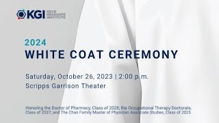 Keck Graduate Institute  2024 White Coat Ceremony [upl. by Croteau]