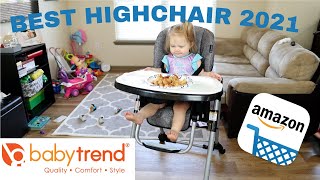 BEST HIGHCHAIR 2021 For Toddlers amp Infants  Baby Trend® ALa Mode Snap Gear 5in1 High Chair REVIEW [upl. by Agni]