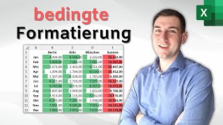 Excel bedingte Formatierung  Zeile einfärben mehrere Bedingungen gleichzeitig mit Formel [upl. by Ttenaj]