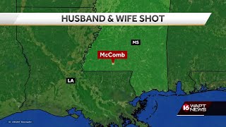 Husband and wife hospitalized after hotel shooting in McComb [upl. by Acimaj425]