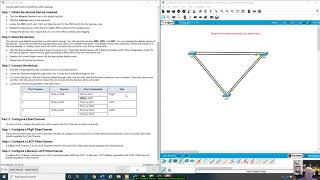 641 Packet Tracer  Implement Etherchannel [upl. by Gnanmas]