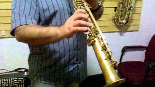 Sax Soprano Yamaha YSS 475 [upl. by Vachill]