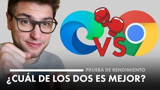 Nuevo Microsoft EDGE Chromium VS Google Chrome  ¿Cuál es mejor 🥊 [upl. by Bax]