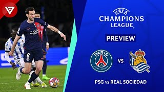 🔴 PSG vs REAL SOCIEDAD  UEFA Champions League 202324 Round of 16 Leg 1 Preview✅️ Highlights❎️ [upl. by Enimajneb]