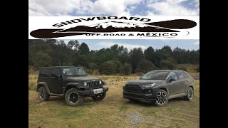 Toyota Rav4 2019 VS Jeep Wrangler JK  OffRoad Test [upl. by Burkley]