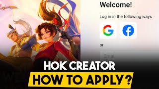 HOW TO APPLY CONTENT CREATOR IN HONOR OF KINGS TUTORIAL GUIDE EXPLAINED [upl. by Euginom]