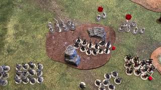 Saga battle report 13 AngloSaxons vs Vikings [upl. by Wettam]