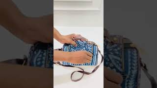 Fancy sling lock  Handbag Dynasty  Handblock bags  Made in India cottonbags handbag pouch [upl. by Ecilef605]