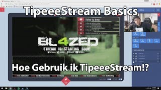 TipeeeStream Basics  Hoe Gebruik ik TipeeeStream in OBS [upl. by Ynoble]