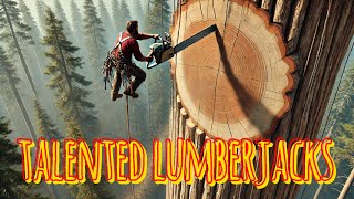 talented lumberjacks👷‍♂️👷‍♂️👍👍👷‍♂️👍 [upl. by Ladnar]