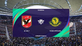 Al Ahly vs Yanga 01032024 CAF Champions League Extra Time PES 2021 [upl. by Yellas972]