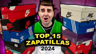 TOP 15 MEJORES ZAPATILLAS de 2024 Jordan adidas Nike [upl. by Tlevesor]