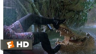 Jumanji 58 Movie CLIP  Crocodile Attack 1995 HD [upl. by Lielos]