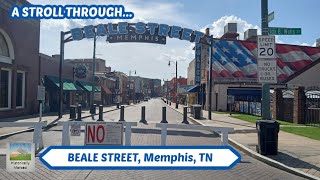 A Stroll Through Beale Street Memphis Tennessee [upl. by Ahsilla]